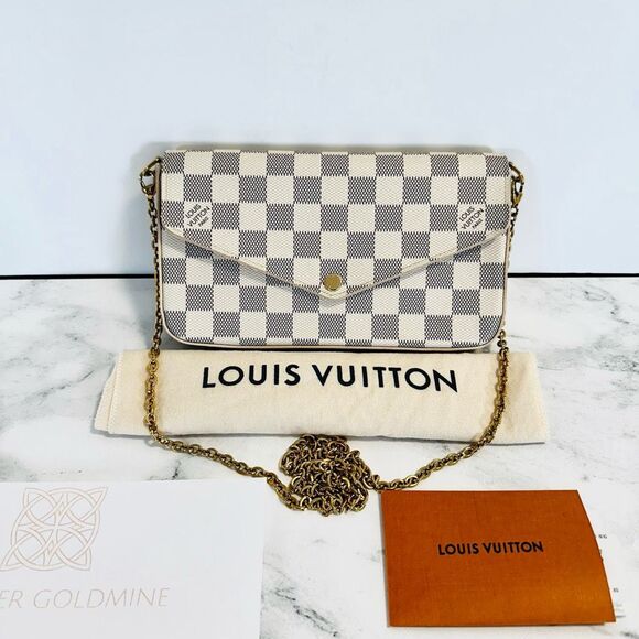 Louis Vuitton Handbags - Louis Vuitton Felicie Damier Azur